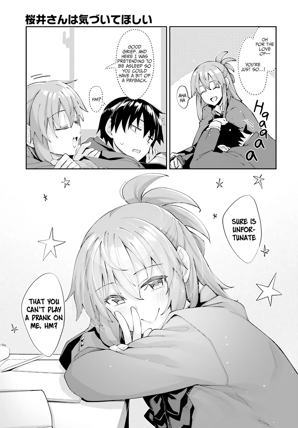 Sakurai-San Wants To Be Noticed - Chapter 21: I Can't Wake Her Up