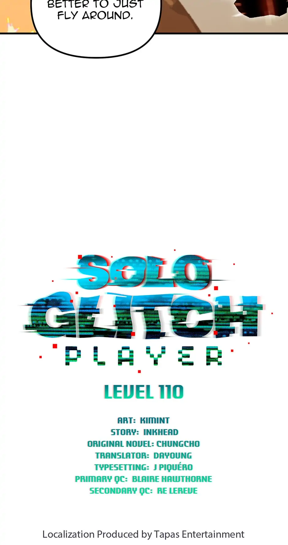 Solo Glitch Player - Chapter 110