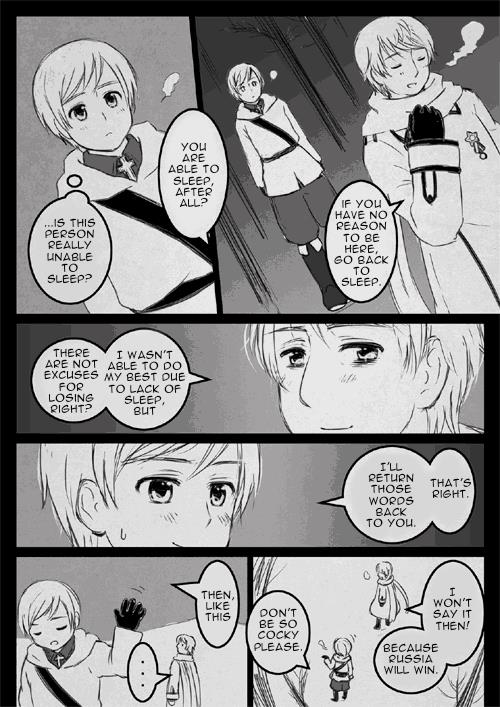 Hetalia - Dj Oneshots By Eiku - Vol.1 Chapter 1: Russia Can't Sleep (Rusfin)