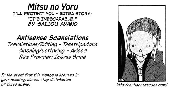 Mitsu No Yoru - Vol.1 Chapter 5 : Kimete Agemasu: Mamotte Agemasu Bangai Hen