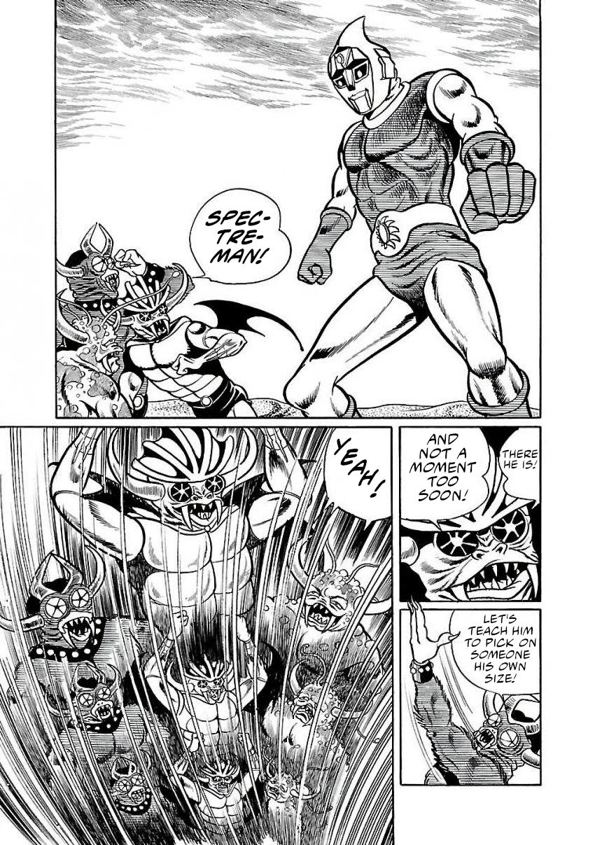 Space Ape Gori Vs. Spectreman - Vol.4 Chapter 27: The Space Killer, Comet Mask.