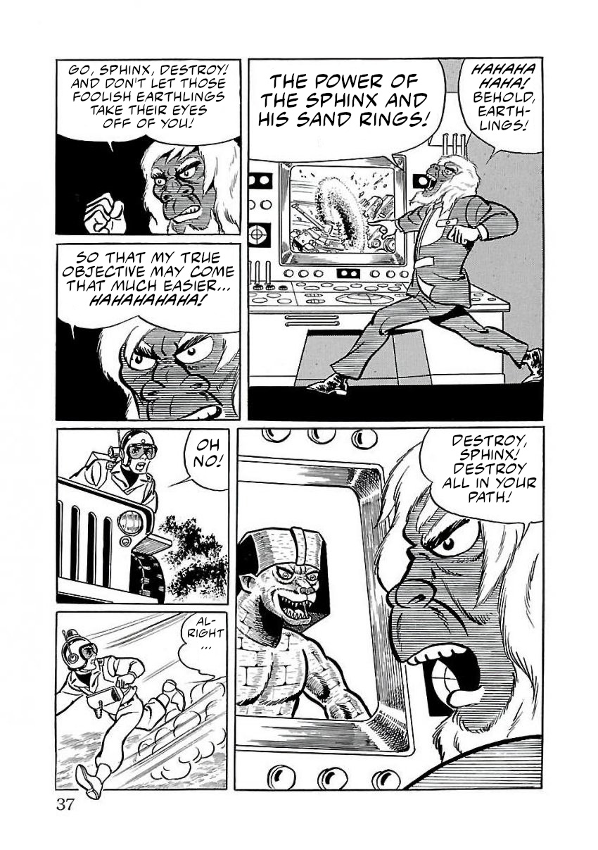 Space Ape Gori Vs. Spectreman - Vol.4 Chapter 22: The Egyptian Monster, The Sphinx.