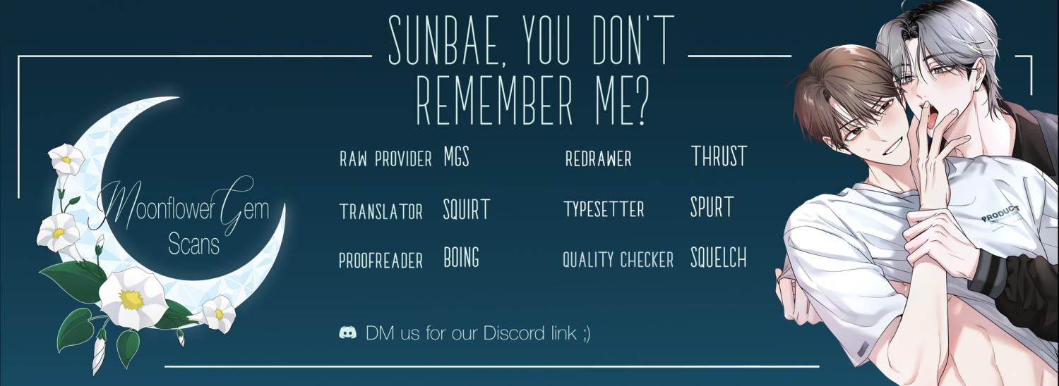 Sunbae, You Don't Remember Me? - Chapter 0