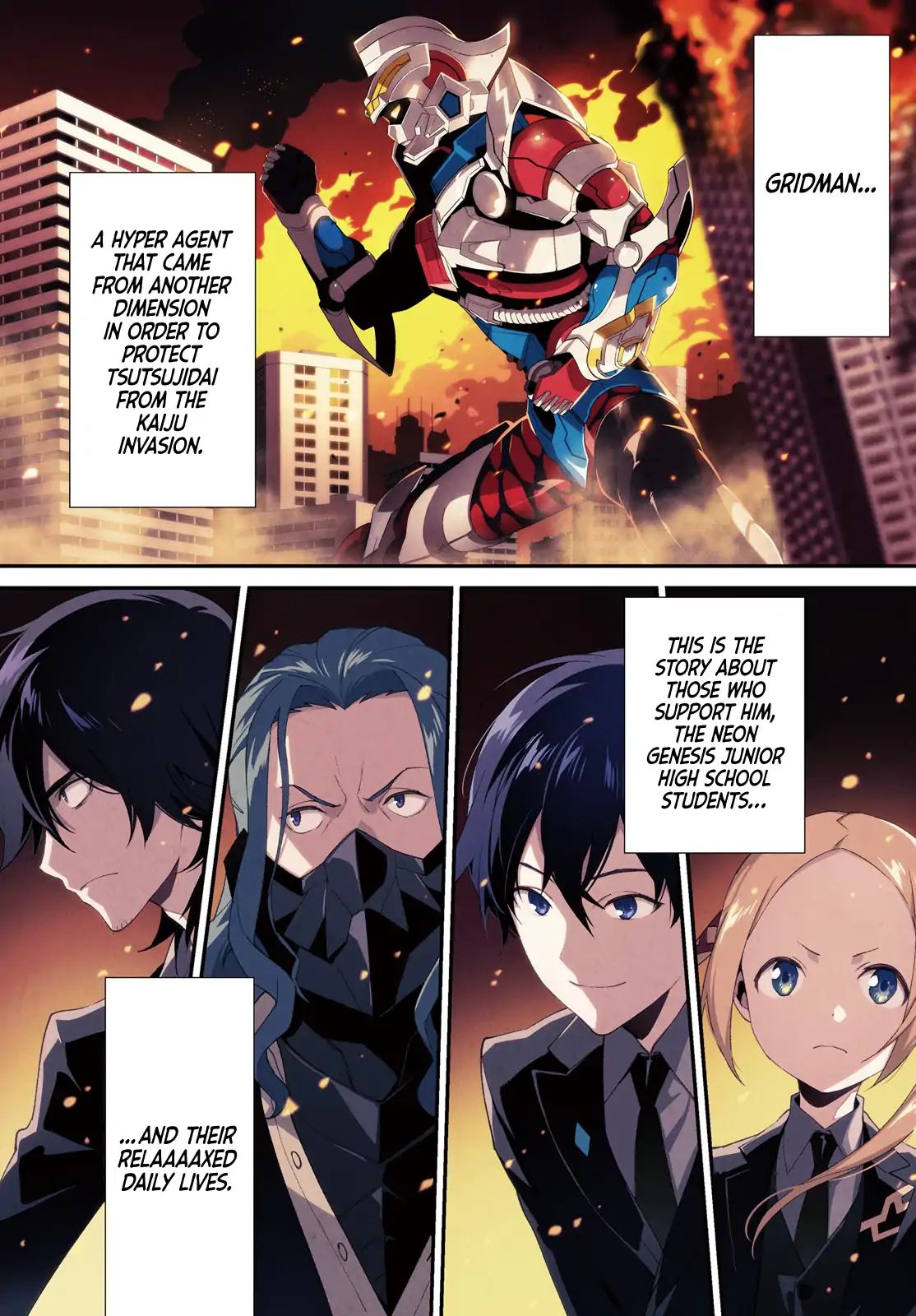 Ssss.gridman: Neon Genesis Junior High School Students Diary - Chapter 1