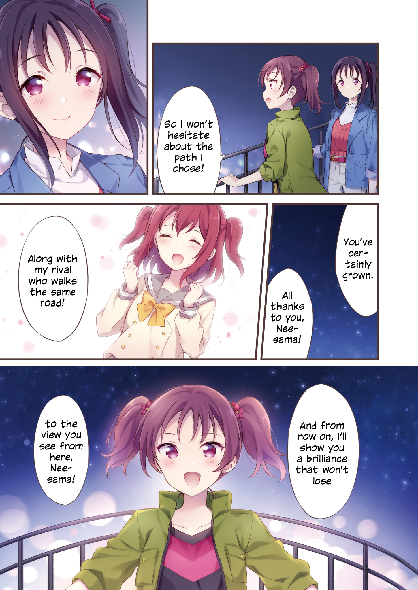 Love Live! Sunshine!! The School Idol Movie Over The Rainbow Comic Anthology Saint Snow - Vol.1 Chapter 2: After The Finals