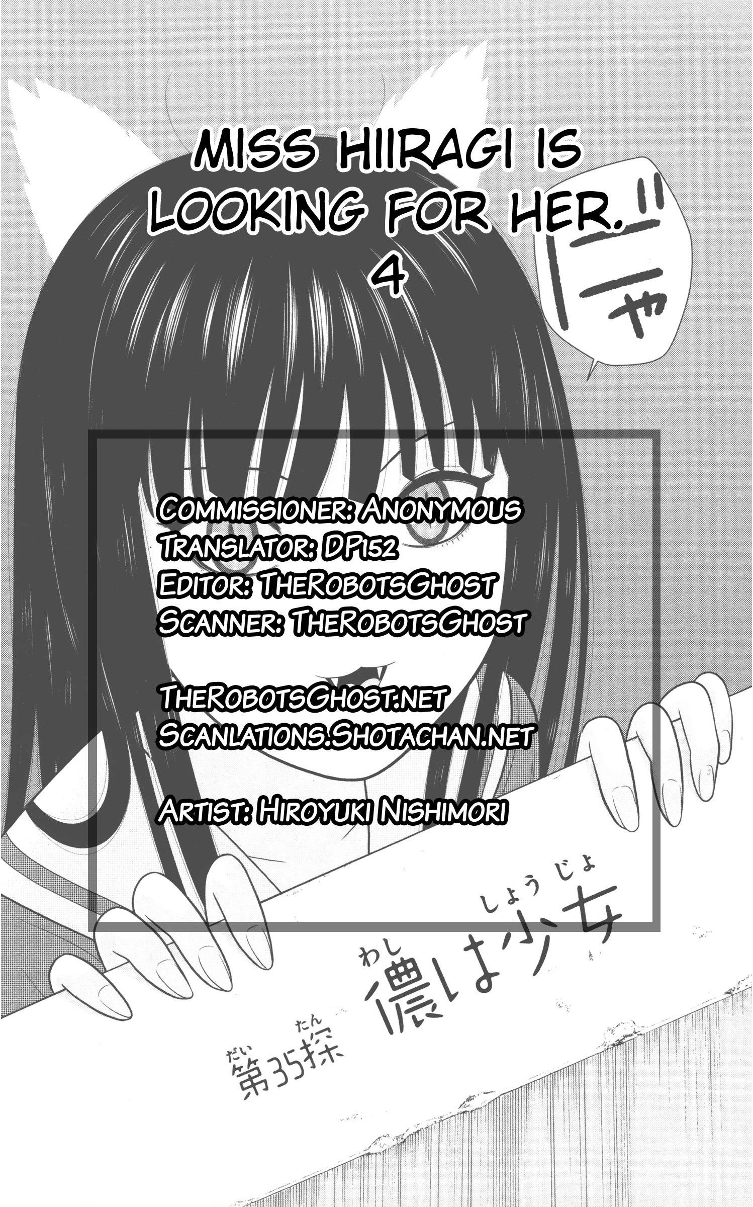 Hiiragi-Sama Is Looking For Herself - Vol.4 Chapter 36: Insufficient Intuition