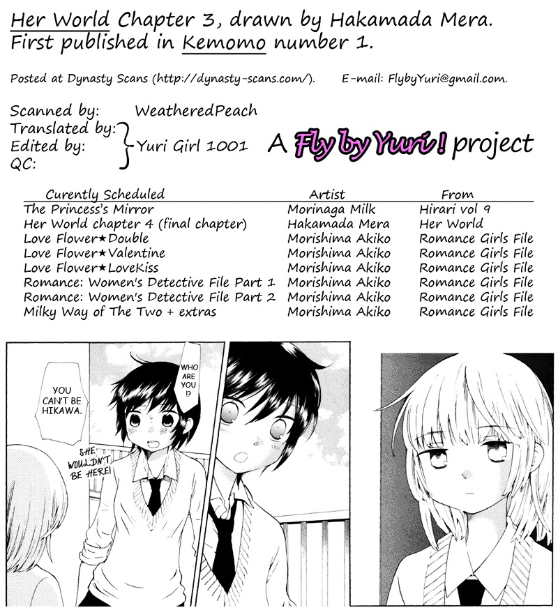 Kanojo No Sekai - Vol.1 Chapter 3