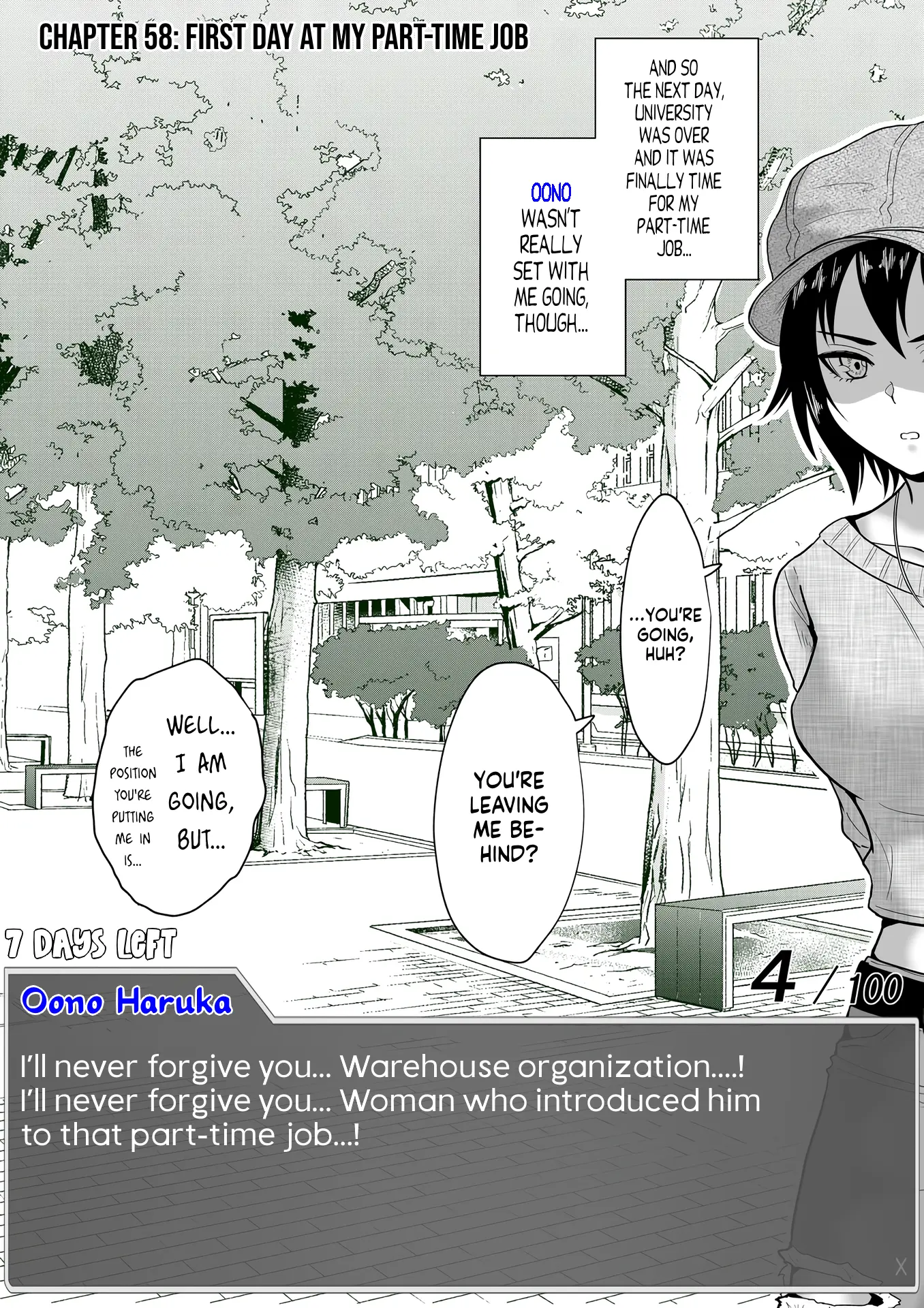 One Day A Message Window Appeared Out Of Nowhere!? - Chapter 58: First Day At My Part-Time Job