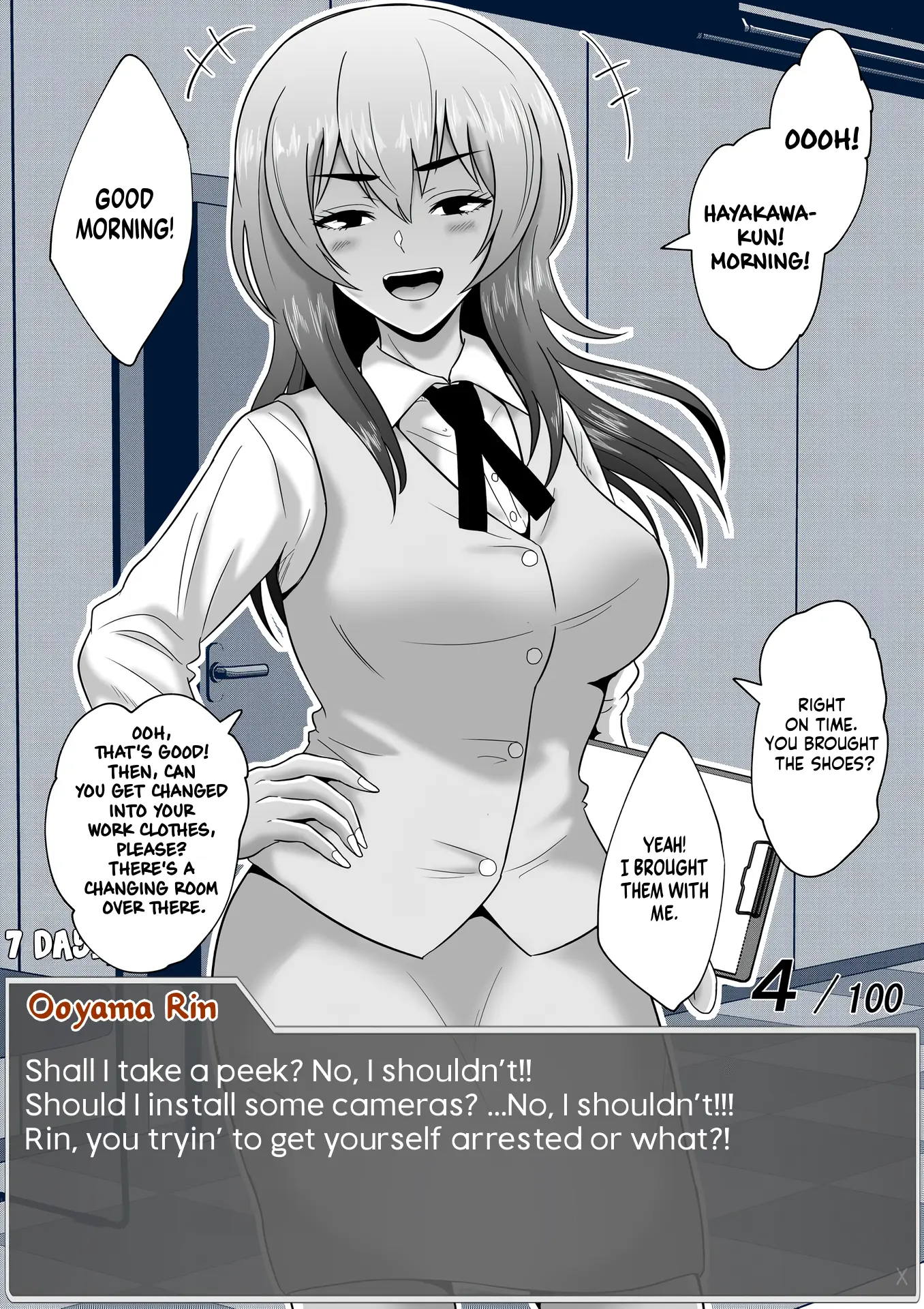 One Day A Message Window Appeared Out Of Nowhere!? - Chapter 58: First Day At My Part-Time Job