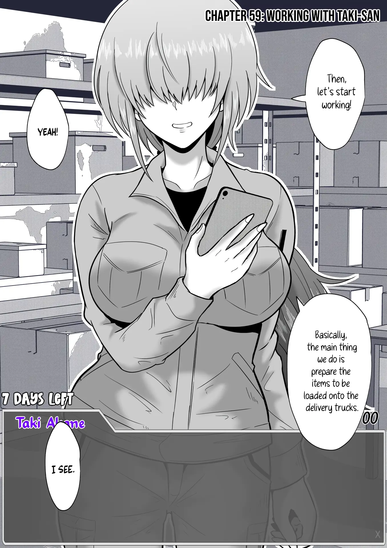 One Day A Message Window Appeared Out Of Nowhere!? - Chapter 59: Working With Taki-San