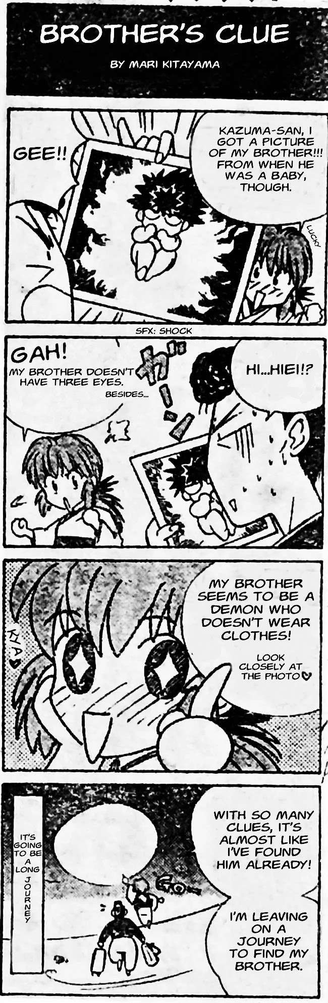 Yu Yu Hakusho - 4-Koma - Chapter 6: Brother's Clue [End]