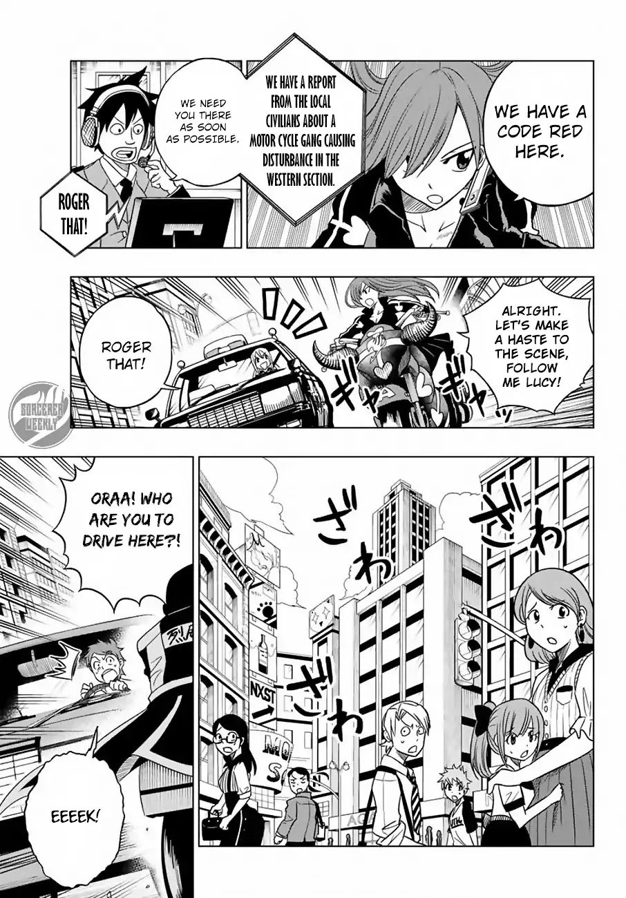 Fairy Tail City Hero - Chapter 2: Crackdown! Motorcycle Gang!