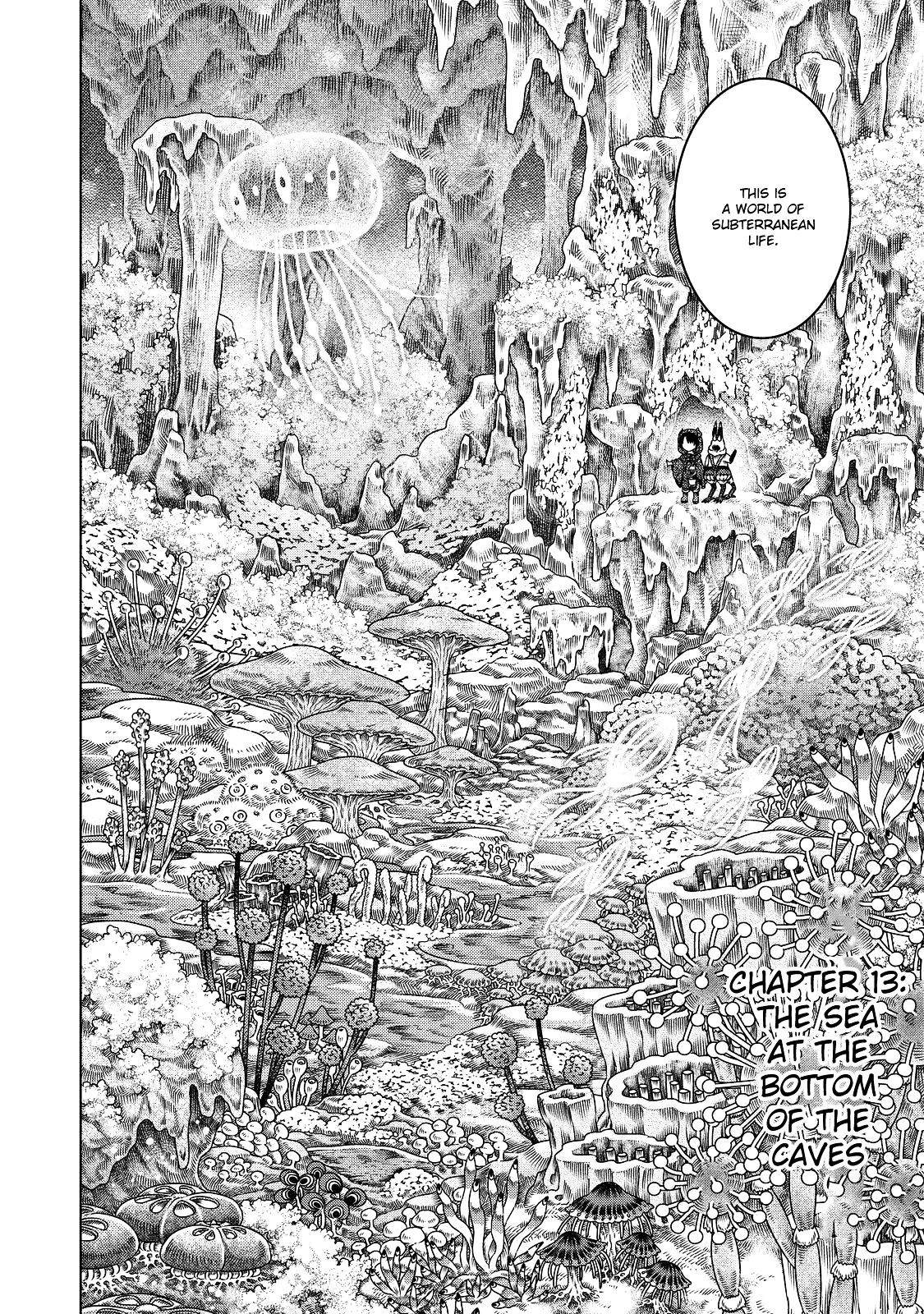 Somali To Mori No Kami-Sama - Vol.3 Chapter 13 : The Sea At The Bottom Of The Caves