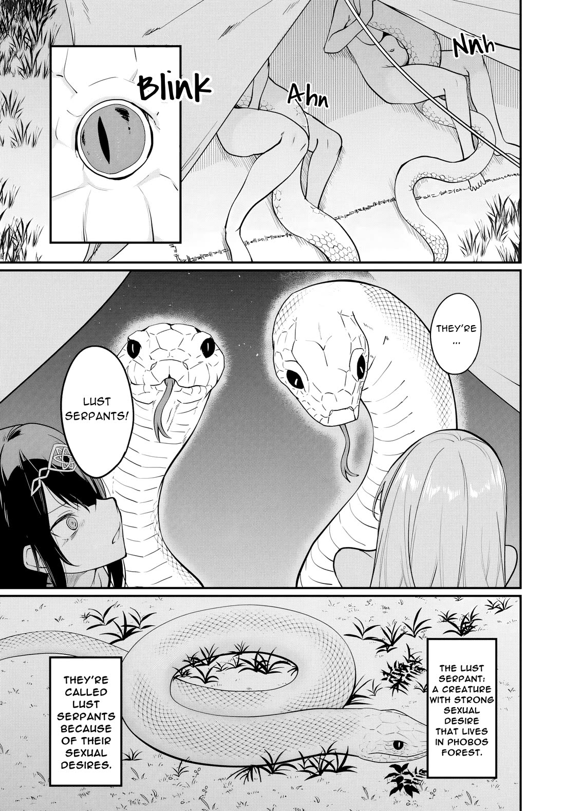 Furoufushi Shoujo No Naedoko Ryokouki - Chapter 9: Serpent And Phobos Forest/Spring