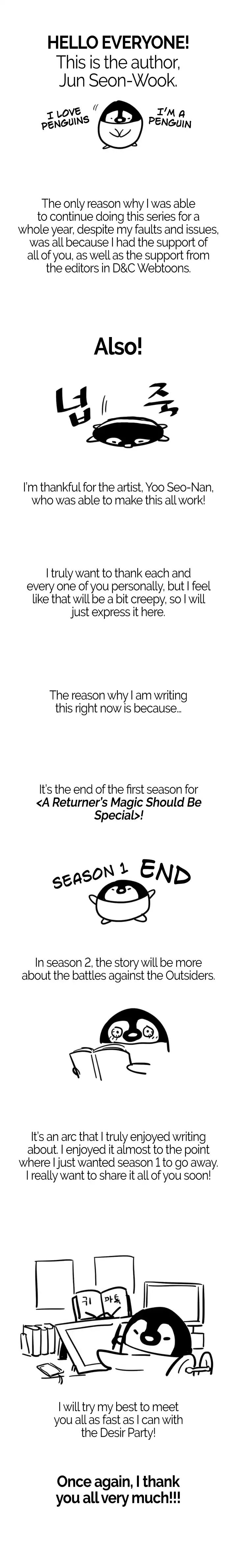 A Returner's Magic Should Be Special - Chapter 70: Season 1 [End]