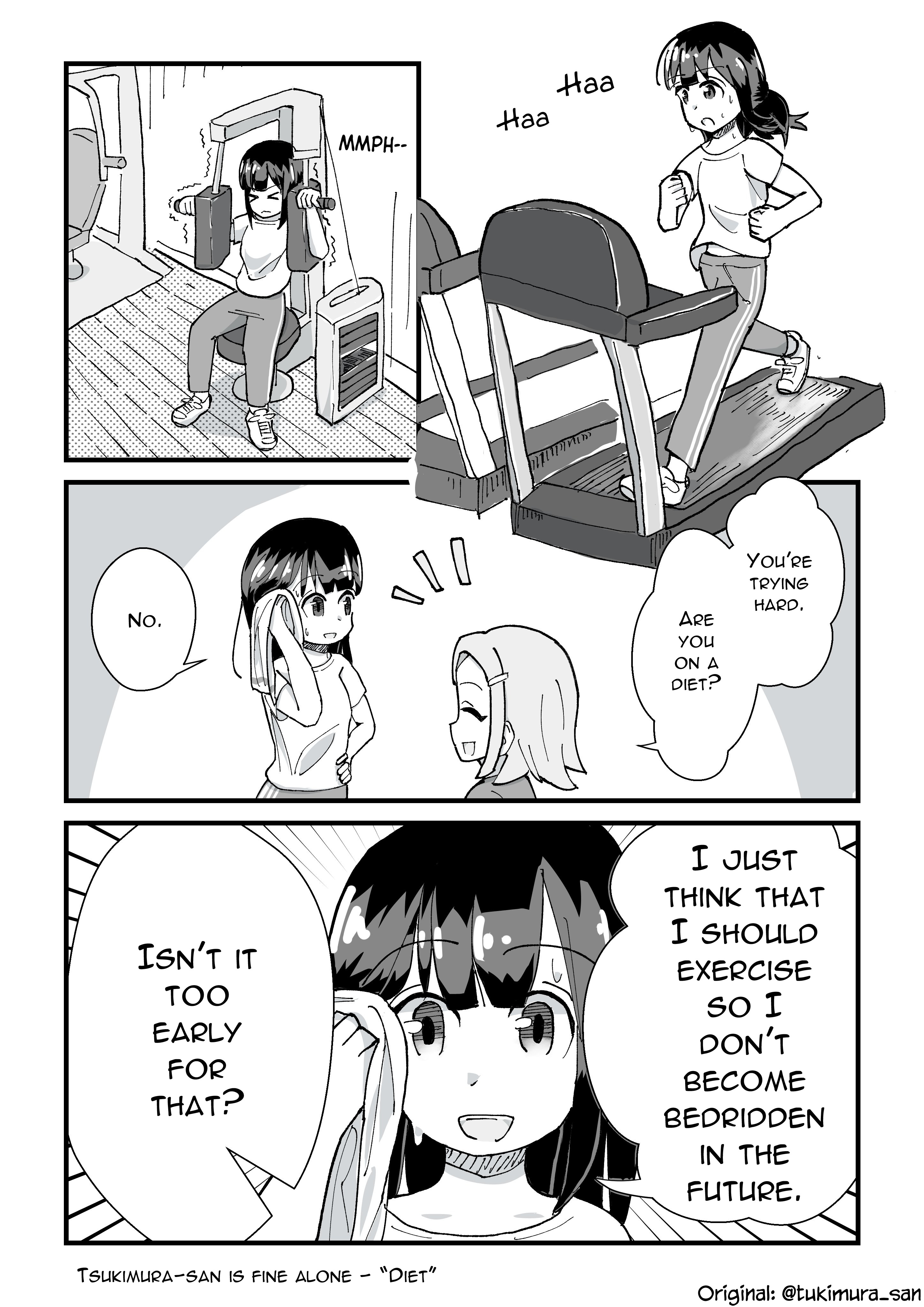 Tsukimura-San Wa Hitori Ga Ii - Chapter 41: Diet?