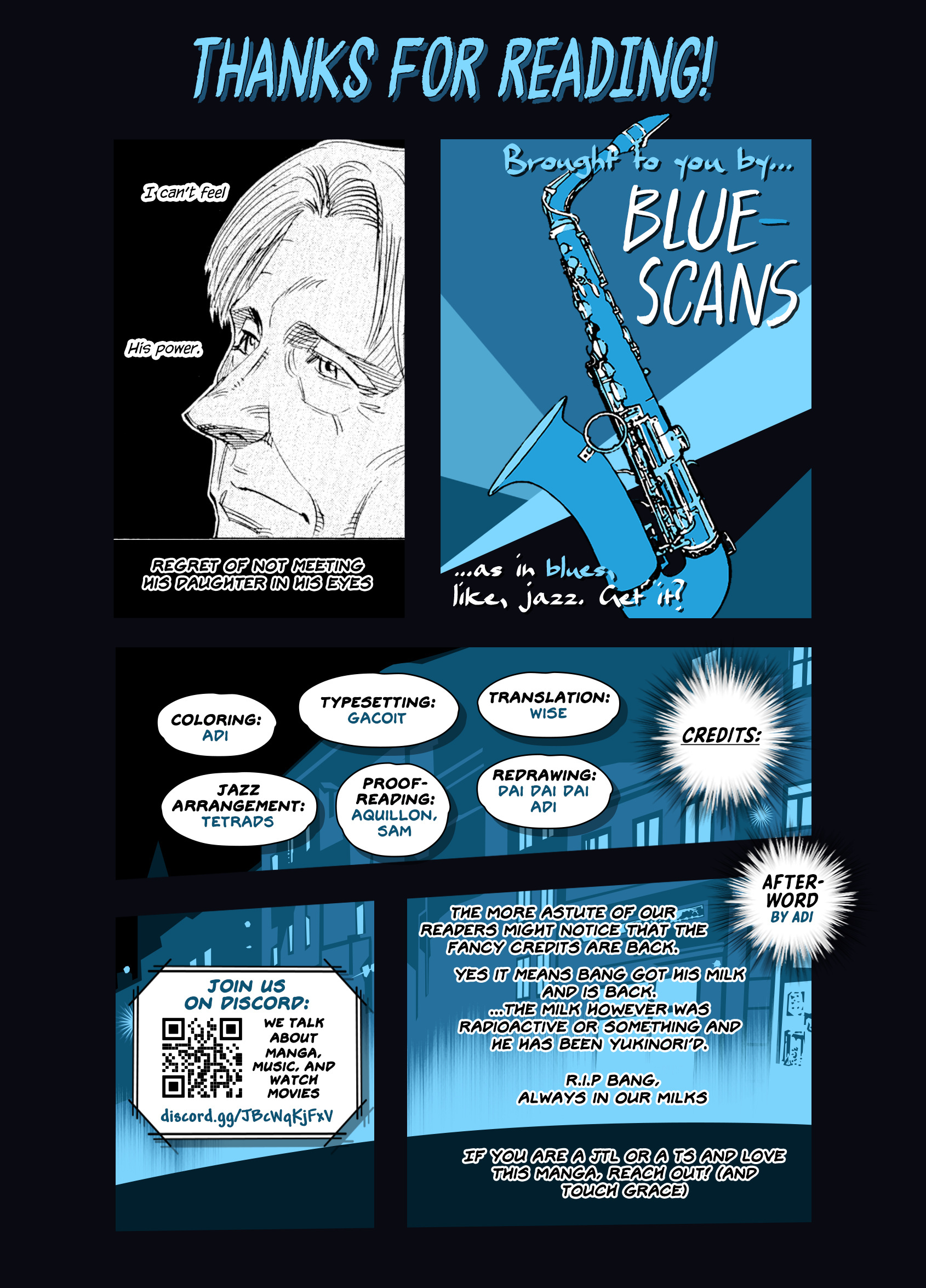 Blue Giant Supreme - Vol.5 Chapter 36: Can't Dance