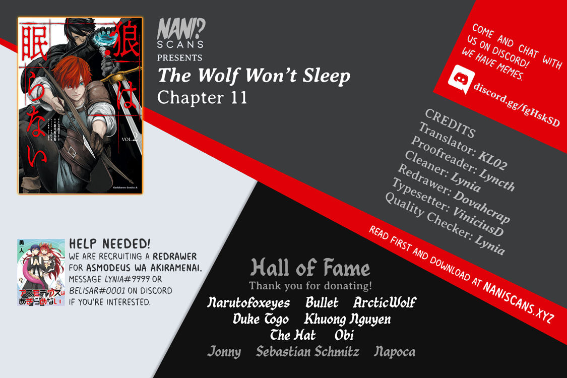 The Wolf Won't Sleep - Chapter 11