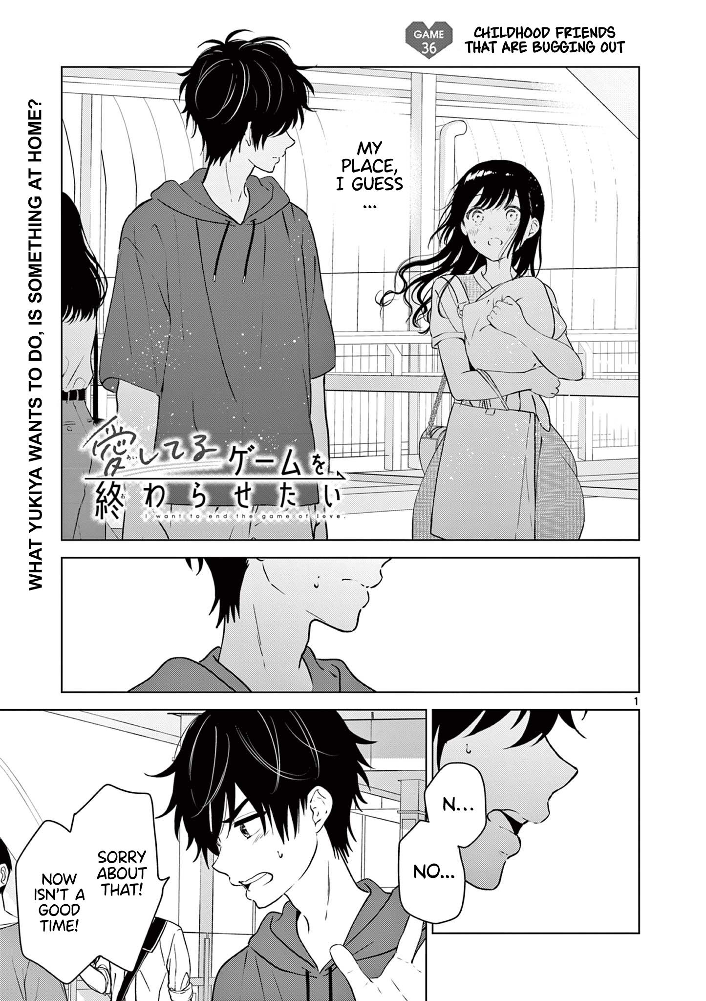 Aishiteru Game Wo Owarasetai - Chapter 36: Childhood Friends That Are Bugging Out