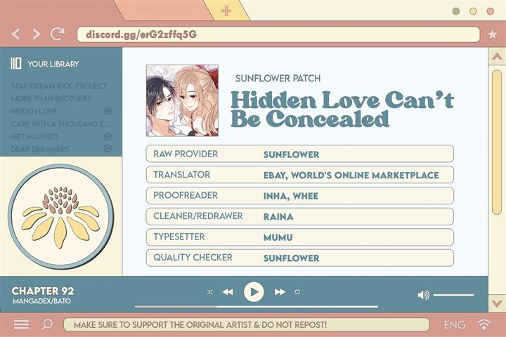 Hidden Love: Can't Be Concealed - Chapter 92