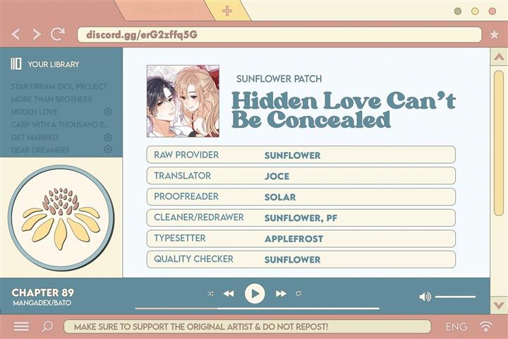 Hidden Love: Can't Be Concealed - Chapter 89