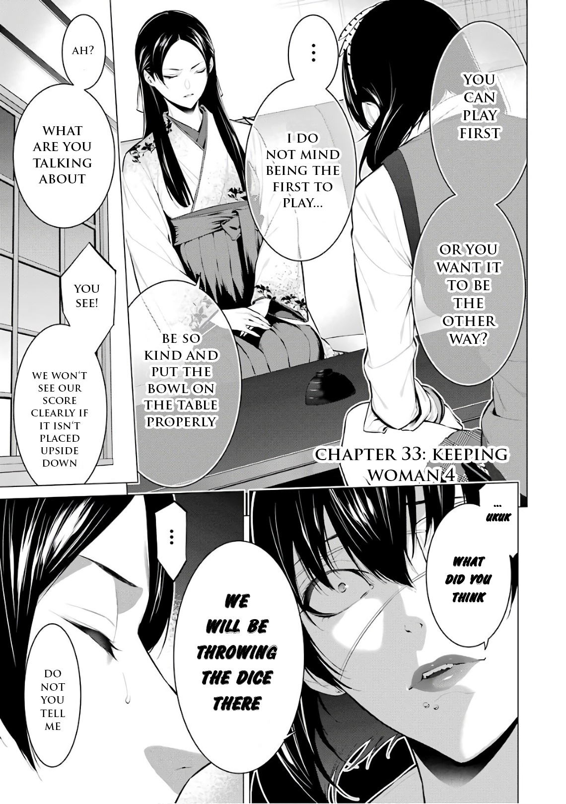 Kakegurui Midari - Vol.3 Chapter 33: Keeping Woman 4