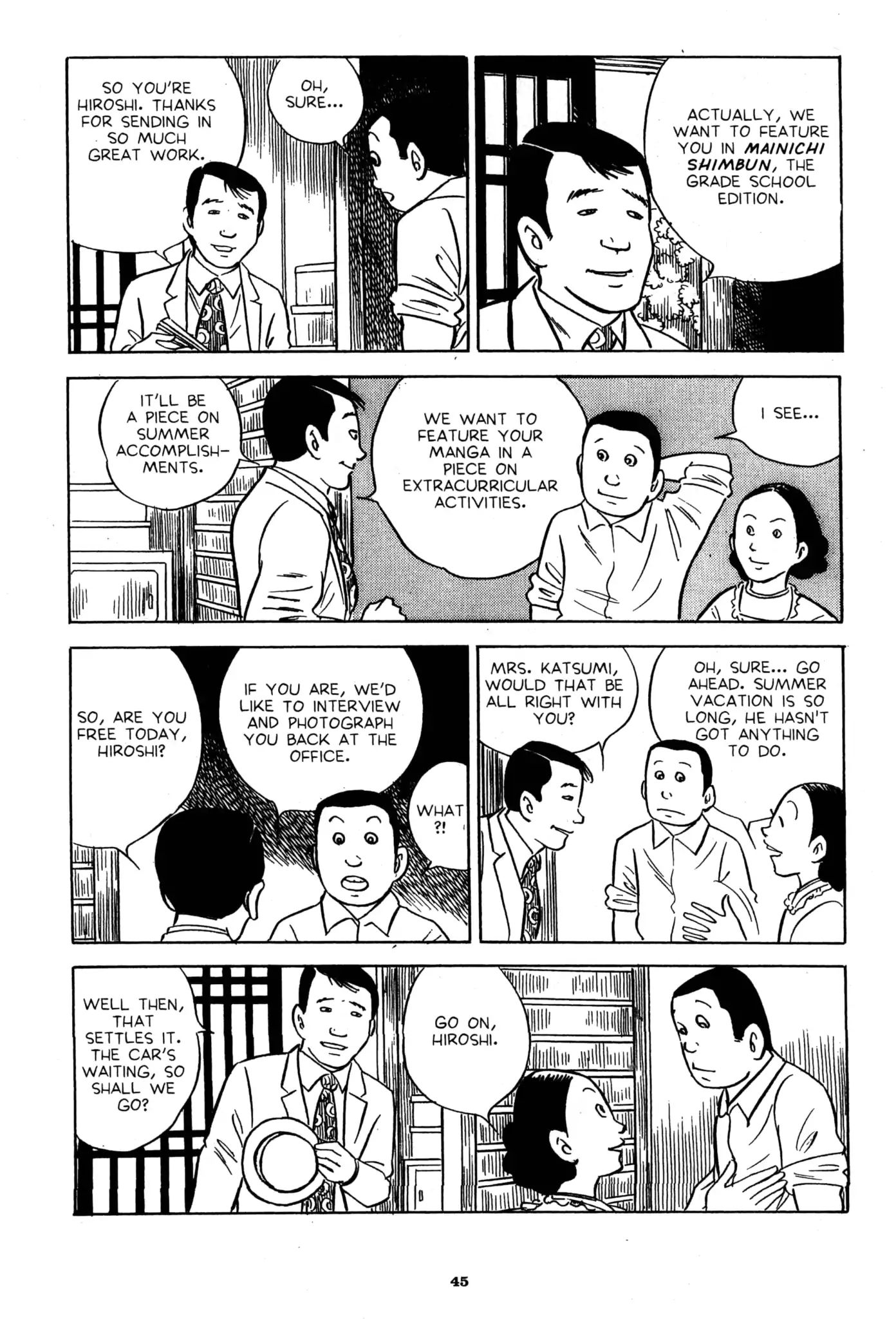 A Drifting Life - Chapter 3: The Journalist From Mainichi Shimbun