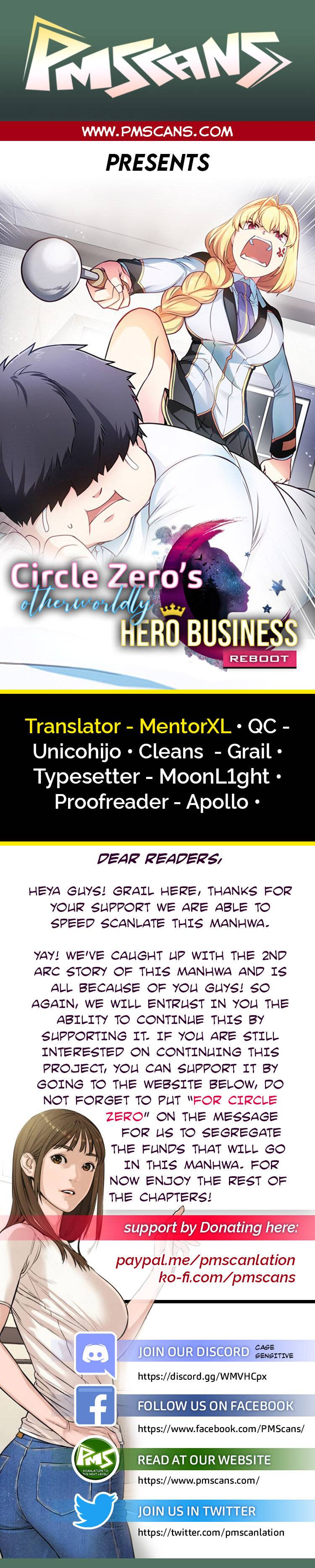 Circle Zero's Otherworldly Hero Business: Reboot - Chapter 59