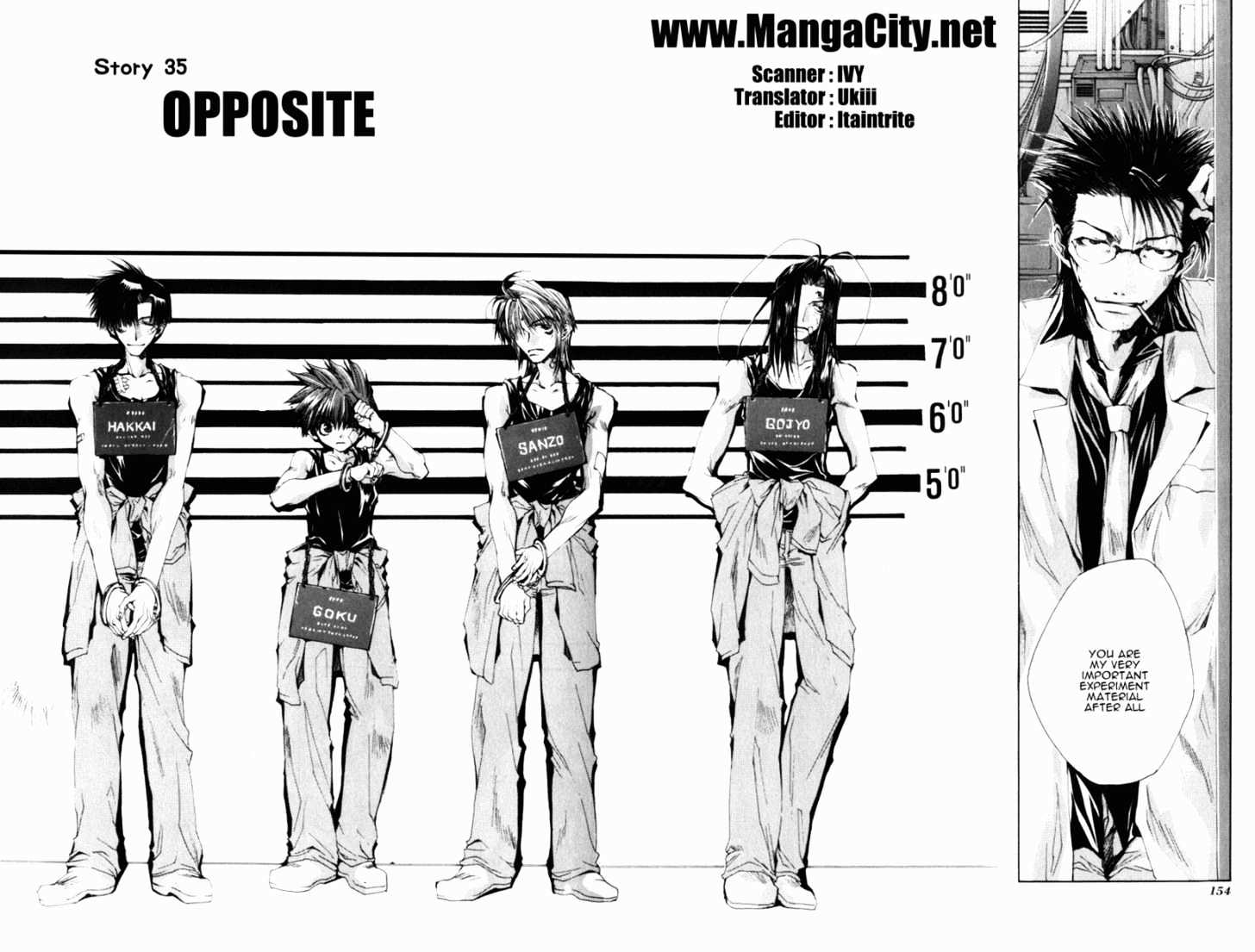 Saiyuki - Vol.6 Chapter 35 : Opposite