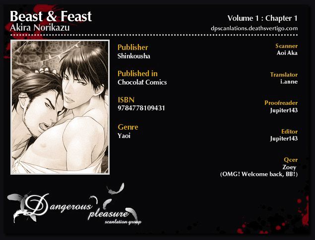 Beast & Feast - Vol.1 Chapter 1