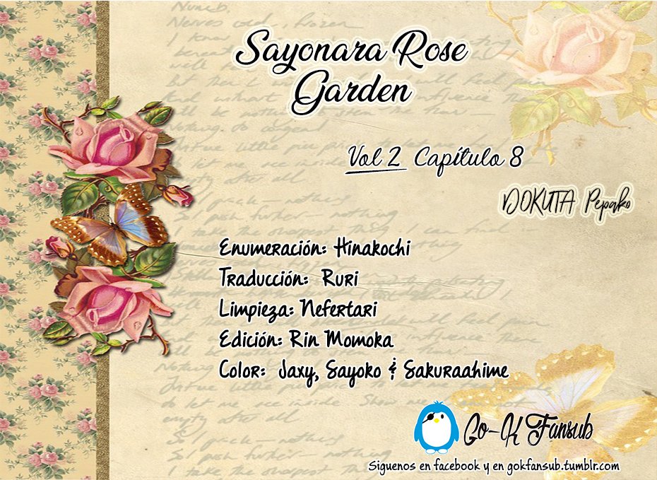 Sayonara Rose Garden - Chapter 8