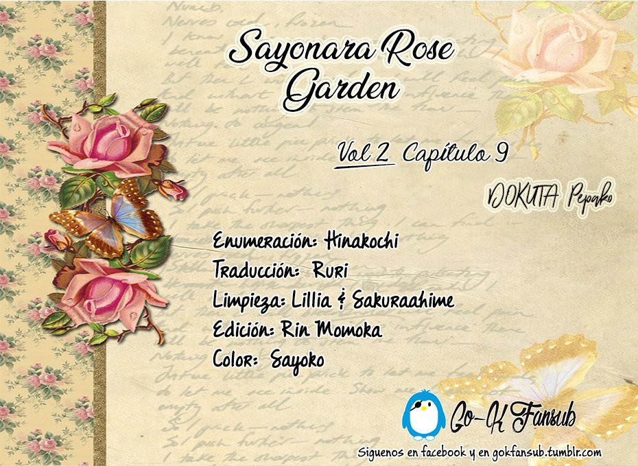 Sayonara Rose Garden - Chapter 9