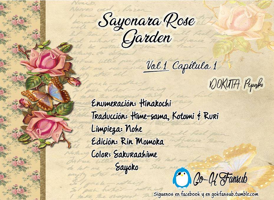 Sayonara Rose Garden - Vol.1 Chapter 1: The Beginning Of A Farewell