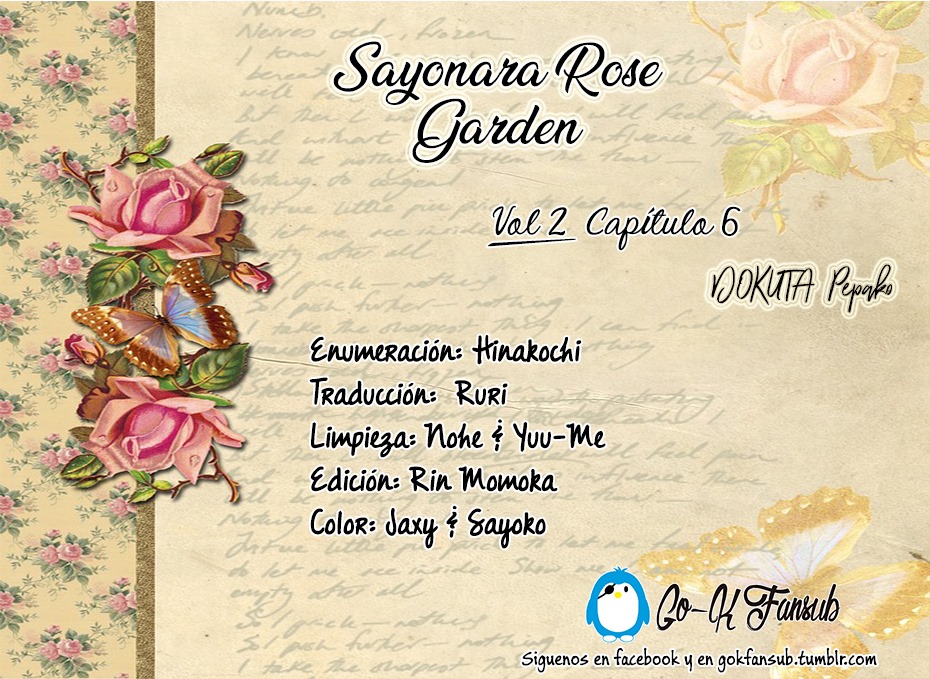 Sayonara Rose Garden - Chapter 6