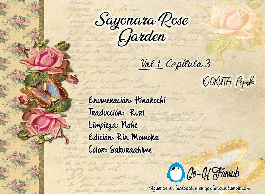 Sayonara Rose Garden - Chapter 3