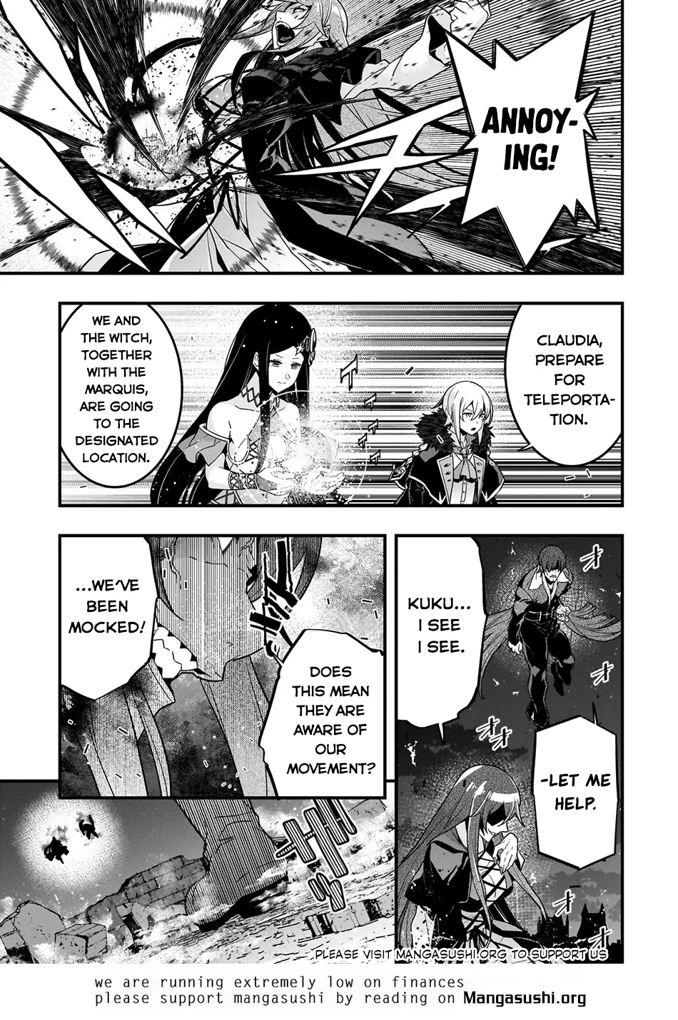 Kyoukai Meikyuu To Ikai No Majutsushi - Chapter 74: The Signal To Start The Battle