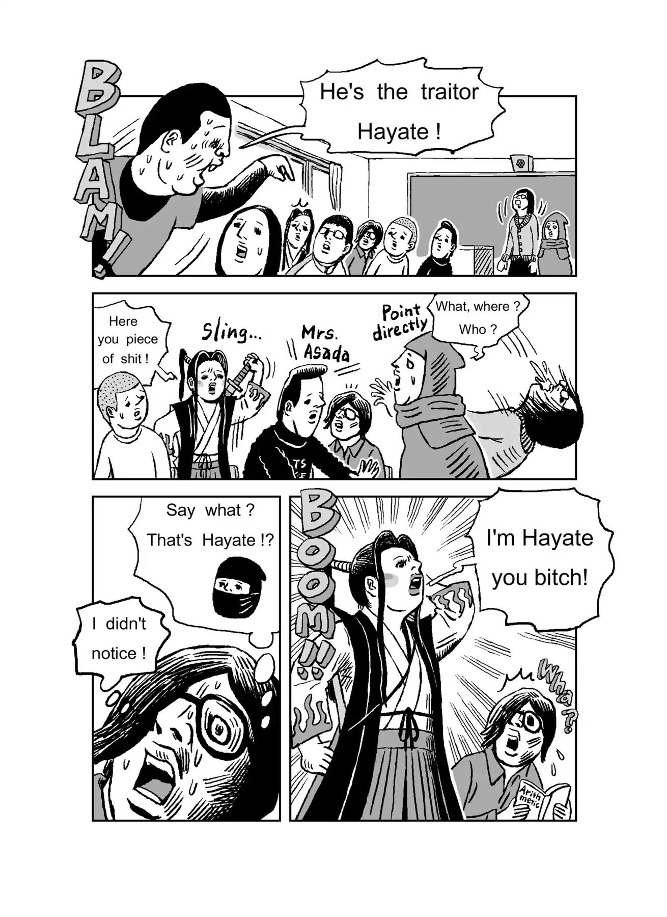 The Run-Away Student Ninja Hayate - Vol.1