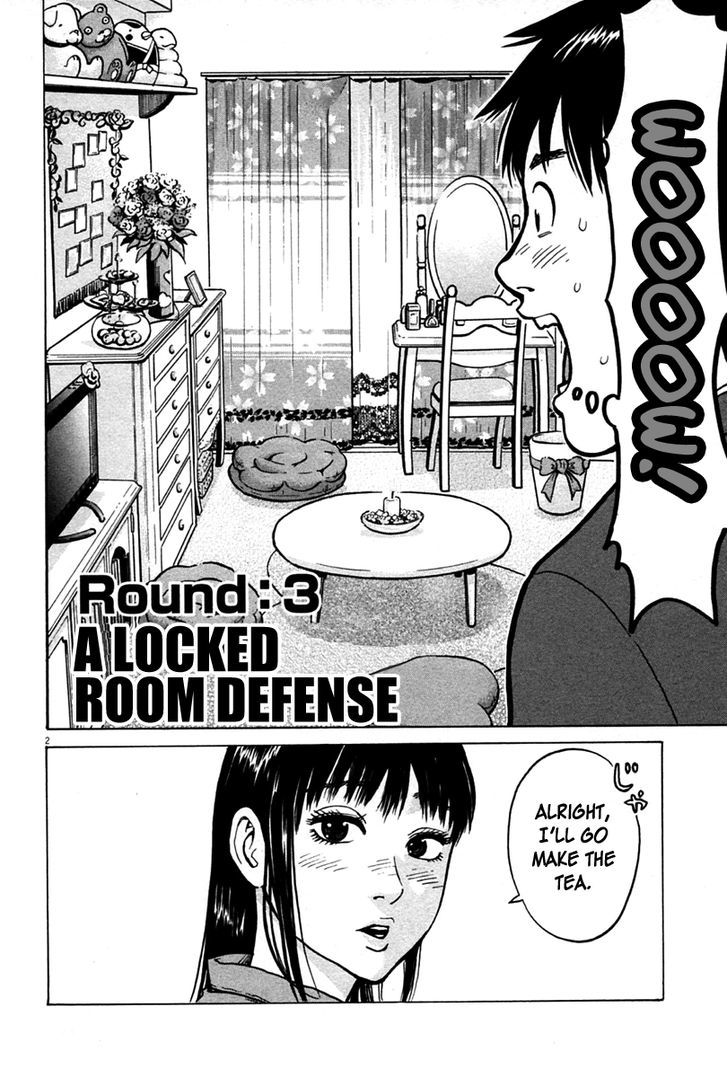 Kick No Oneesan - Vol.1 Chapter 3 : A Locked Room Defense