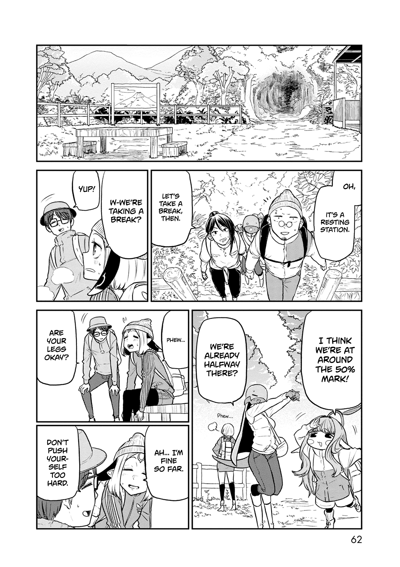 Kumika No Mikaku - Chapter 35: The Fall Mountain, Hike!