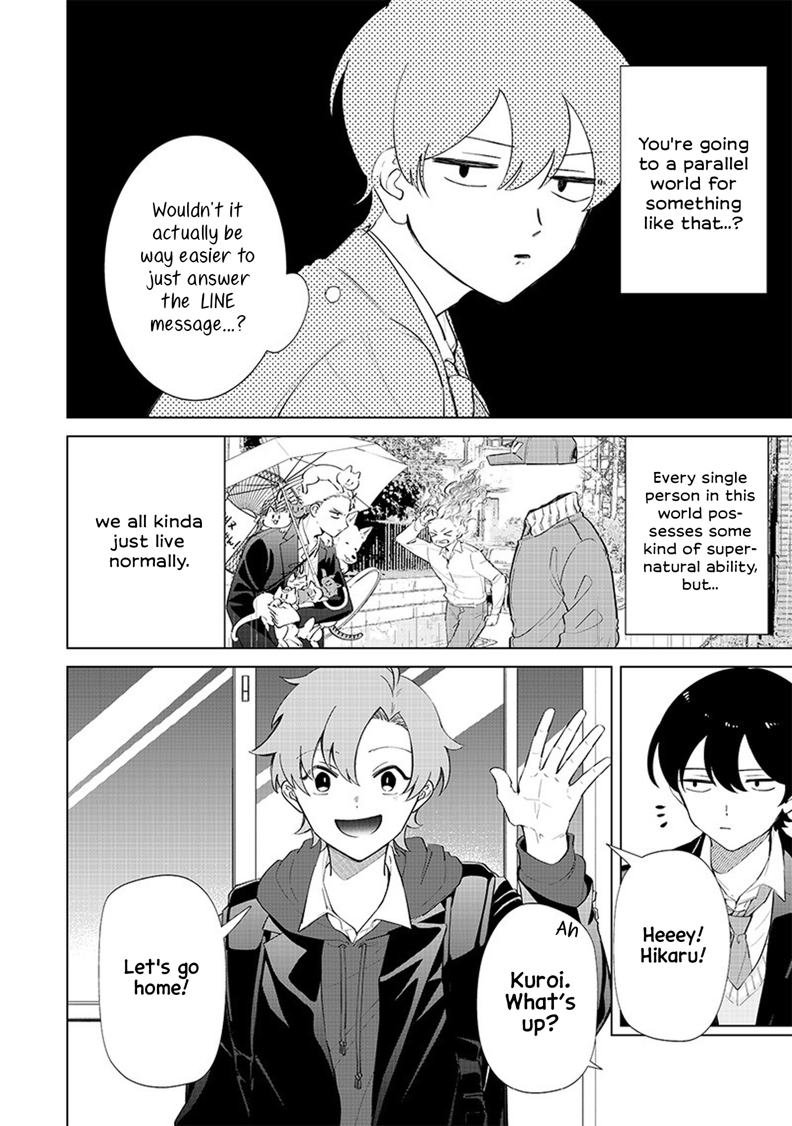 Shiretto Sugee Koto Iteru Gal: Shiritsu Para No Marukoukou No Nichijou - Chapter 2: Casually Going To Parallel Worlds Kinda Deal