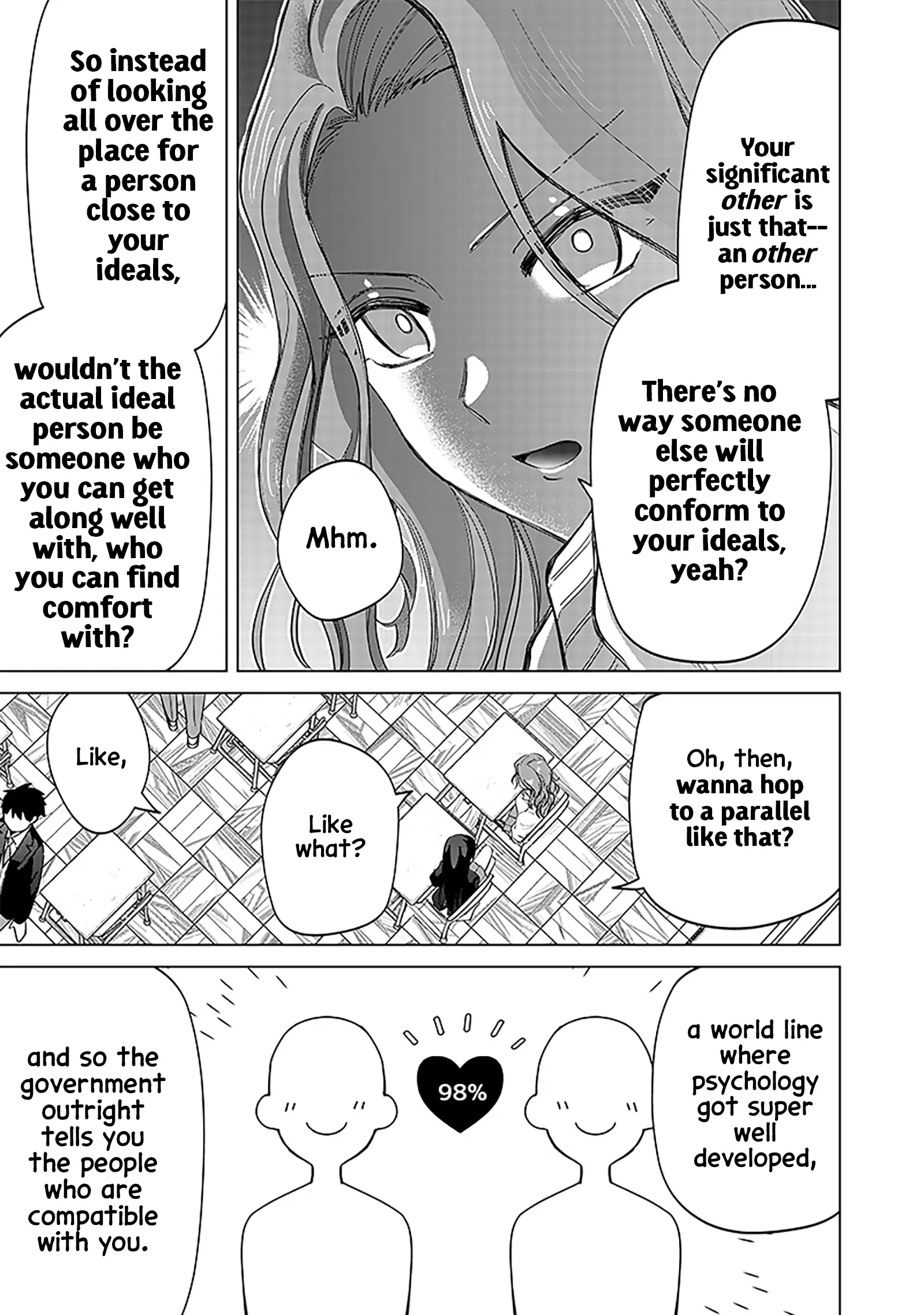 Shiretto Sugee Koto Iteru Gal: Shiritsu Para No Marukoukou No Nichijou - Chapter 14: Gossiping About Love Kinda Deal