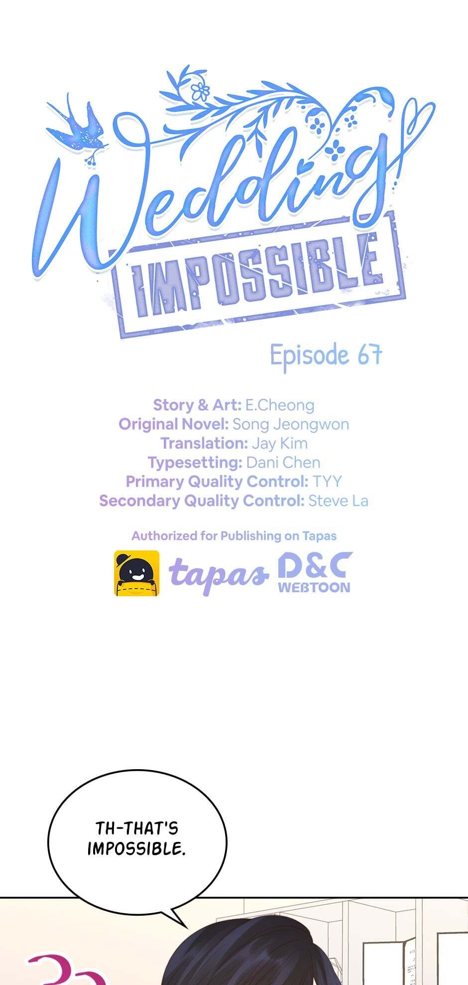 Wedding Impossible - Chapter 67 : Golden Nugget [End Of Main Story]