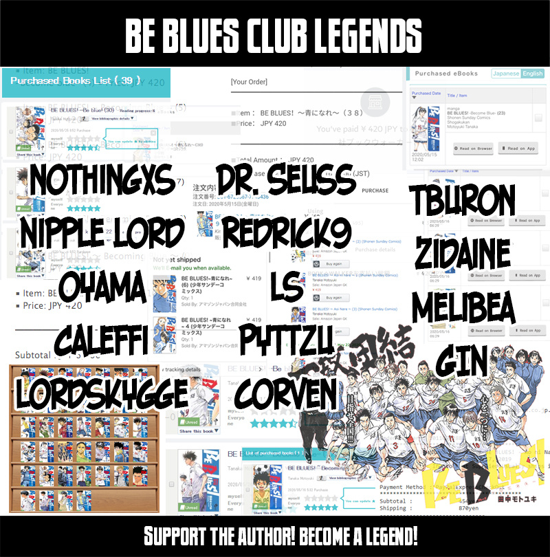 Be Blues ~Ao Ni Nare~ - Chapter 432: Stay The Same Forever