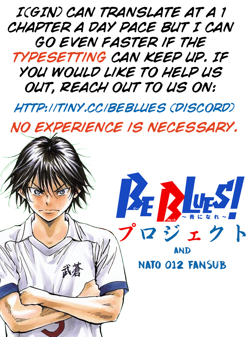 Be Blues ~Ao Ni Nare~ - Vol.15 Chapter 138: Scramble