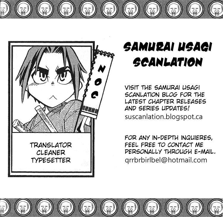 Samurai Usagi - Vol.8 Chapter 67.5 V2 : Character Popularity Poll Results