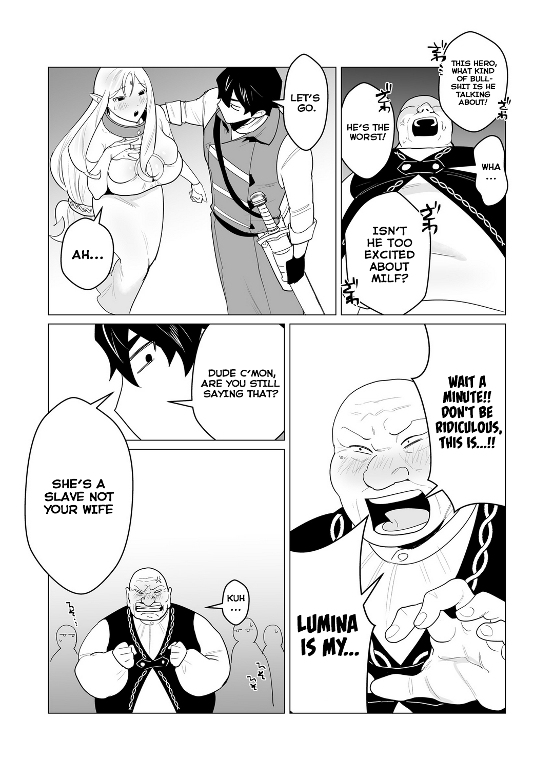 The Hero Wants A Married Woman As A Reward - Vol.1 Chapter 1: I Love Milf Ntr!!