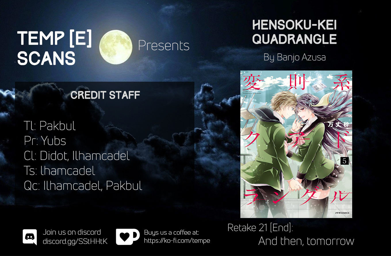 Hensokukei Quadrangle - Chapter 21: And Then, Tomorrow [End]