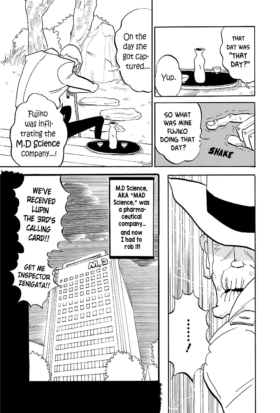 Lupin Sansei T - Vol.1 Chapter 1 : The Three Legged Man S Calling Card