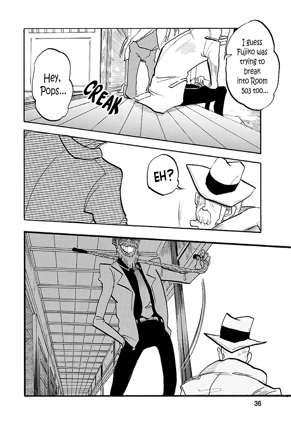 Lupin Sansei T - Vol.1 Chapter 1 : The Three Legged Man S Calling Card