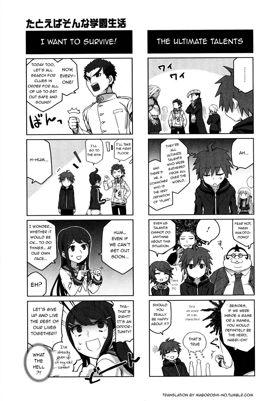 Danganronpa - Academy Of Hope And High School Of Despair 4-Koma Kings - Chapter 12 : For Example, This Kind Of School Life